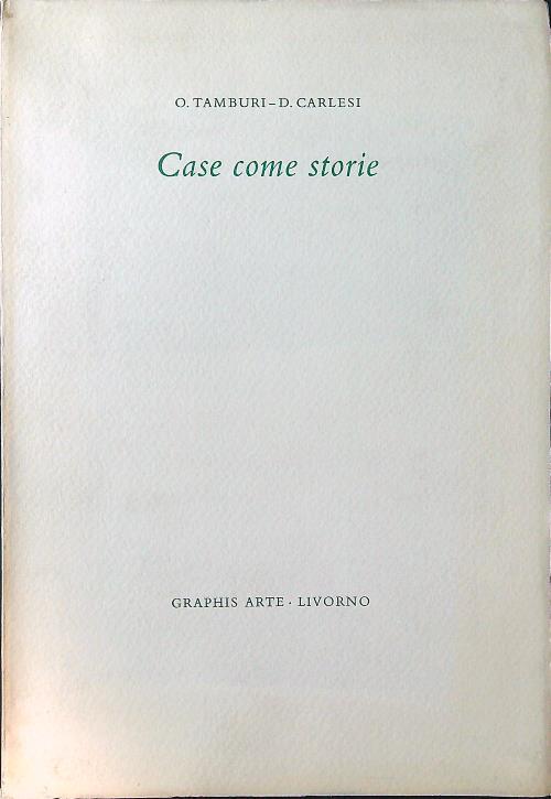 Case come storie - Tamburi - copertina