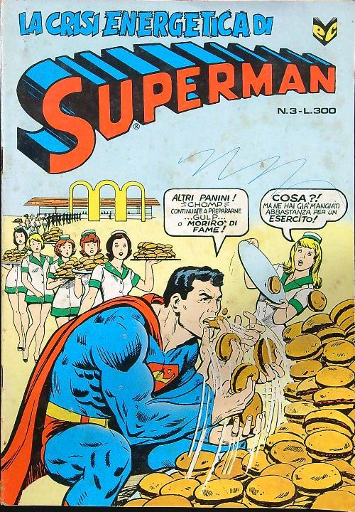 La crisi energetica di Superman n.3 - copertina