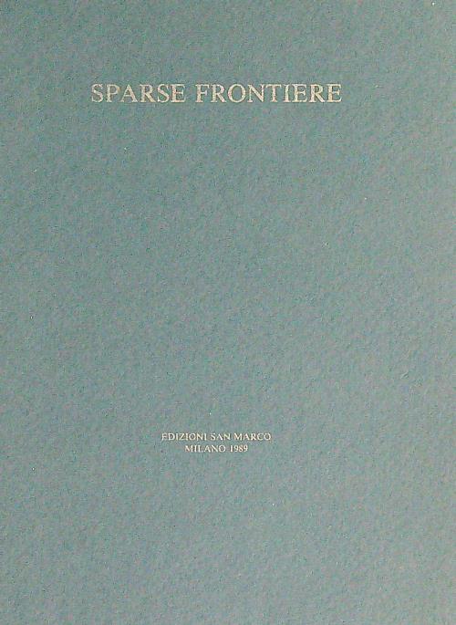 Sparse frontiere - copertina