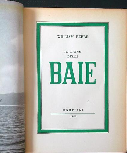 Il libro delle baie - William Beebe - copertina