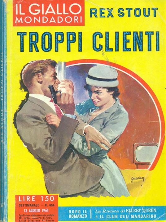 Troppi clienti - Rex Stout - copertina