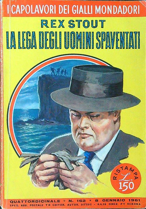 La lega degli uomini spaventati - Rex Stout - copertina