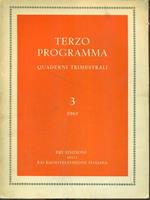 Terzo Programma quaderni trimestrali 3/1961