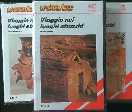 Viaggio nei luoghi etruschi 3 VHS - Cristina Nuzzi - copertina