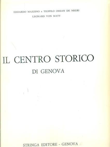 Il  centro storico di Genova - Mazzino - copertina