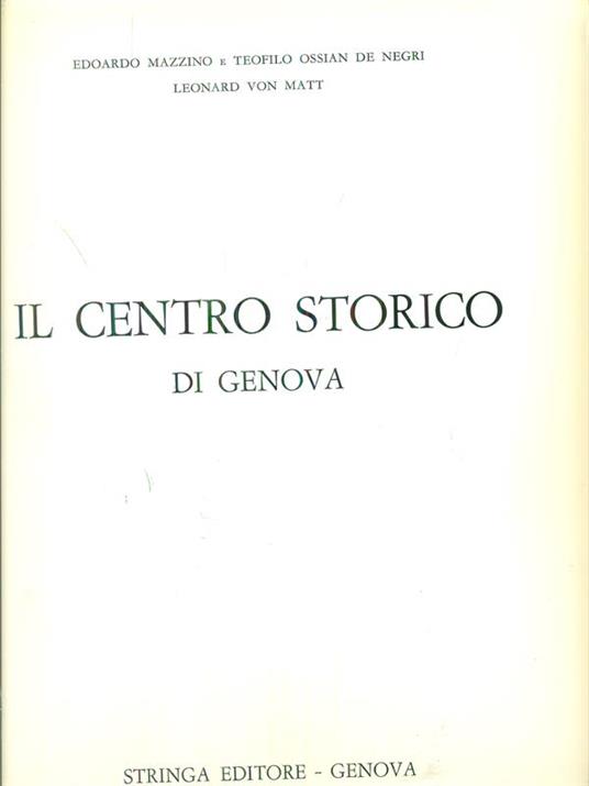 Il  centro storico di Genova - Mazzino - copertina