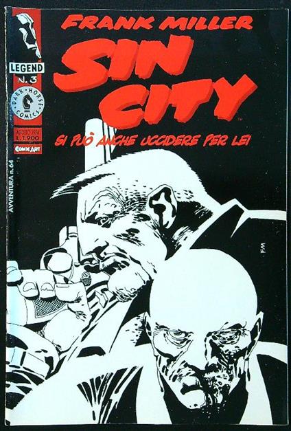 Sin City avventura n.64 - Frank Miller - copertina