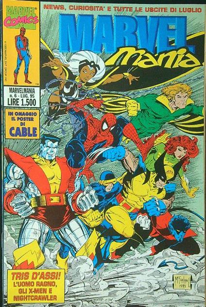 Marvel Mania n. 6/luglio 1995 - copertina