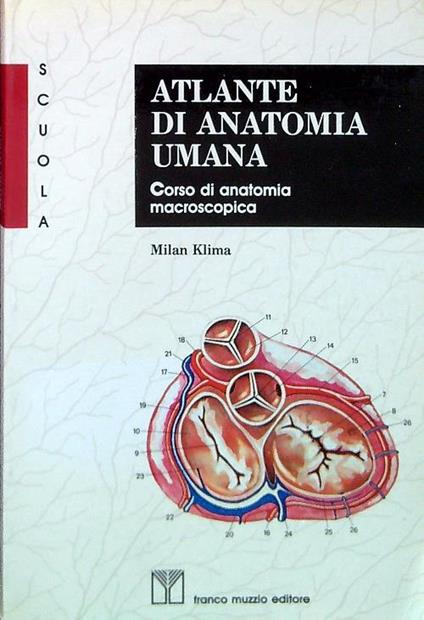 Atlante di anatomia umana - Milan Klima - copertina