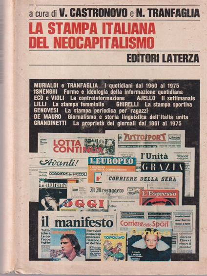 La stampa del neocapitalismo - V. Castronovo - copertina