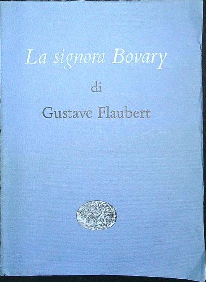 La signora Bovary - Gustave Flaubert - copertina