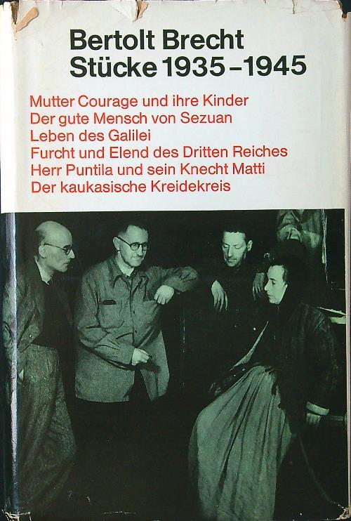 Stucke 1935-1945 - Bertolt Brecht - copertina