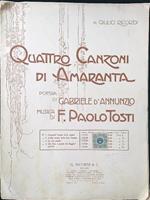 Quattro canzoni di Amaranta