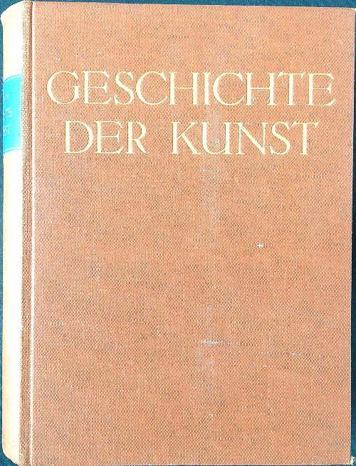 Geschichte der Kunst - Richard Hamann - copertina