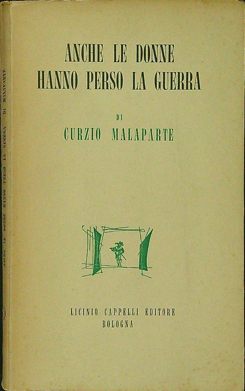 Anche le donne hanno perso la guerra - Curzio Malaparte - copertina