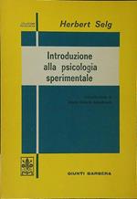 Introduzione alla psicologia sperimentale