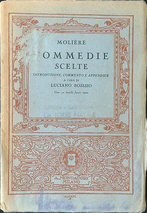 Commedie scelte - Moliere - copertina