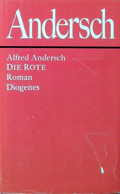 Die Rote - Alfred Andersch - copertina