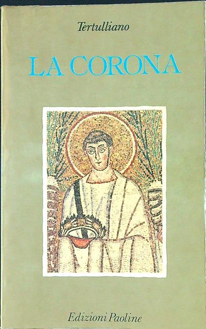 La  corona - Tertulliano - copertina