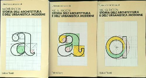 Storia dell'architettura e dell'urbanistica moderne 3vv - Michel Ragon - copertina