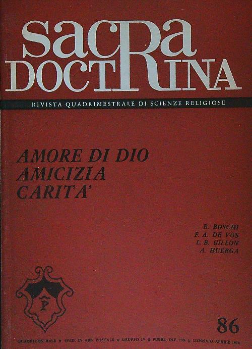 Sacra Doctrina 86 - copertina