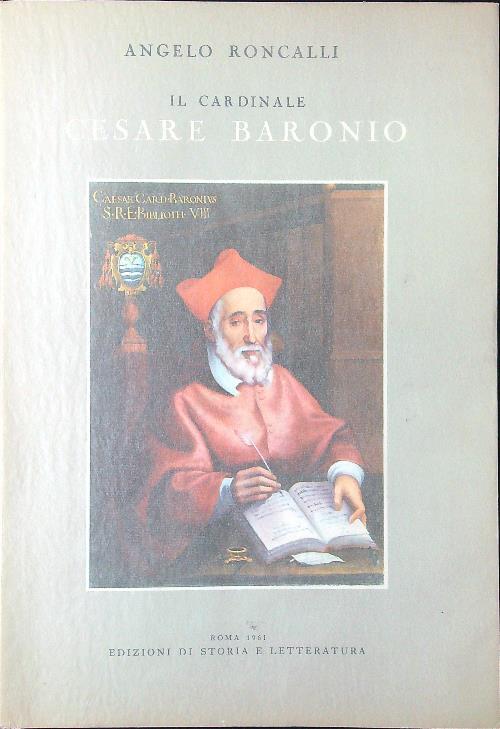 Il cardinale Cesare Baronio - Angelo Roncalli - copertina