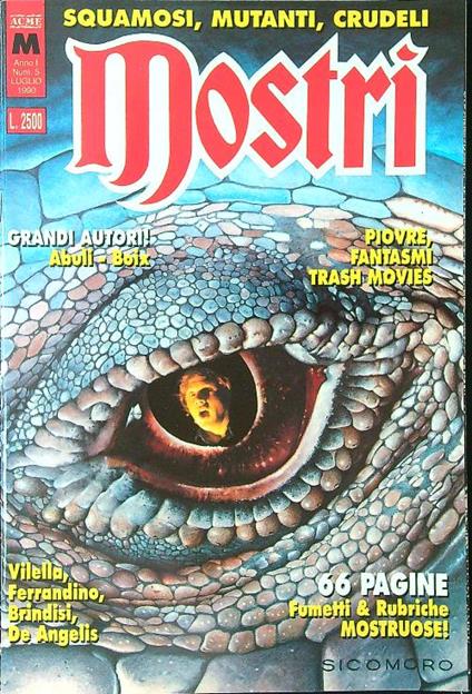 Mostri n. 5/luglio 1990 - copertina