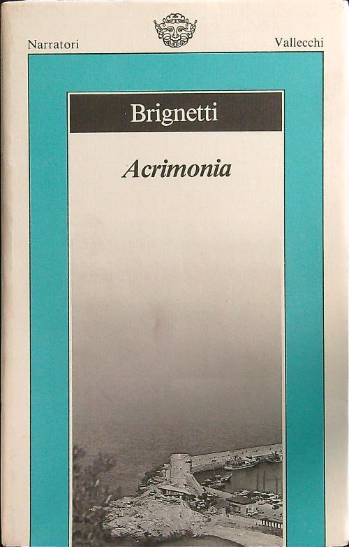 Acrimonia - Raffaello Brignetti - copertina