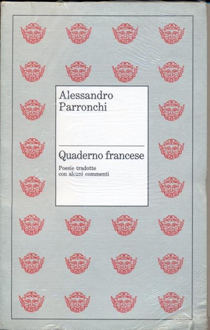 Quaderno francese - Alessandro Parronchi - copertina