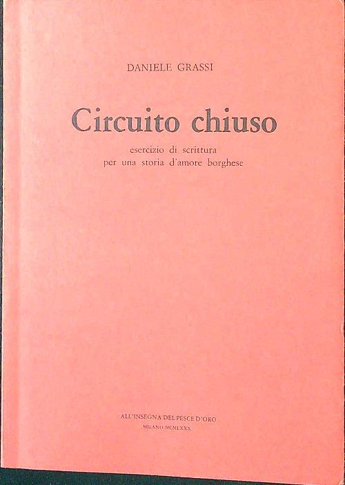 Circuito chiuso - Daniele Grassi - copertina