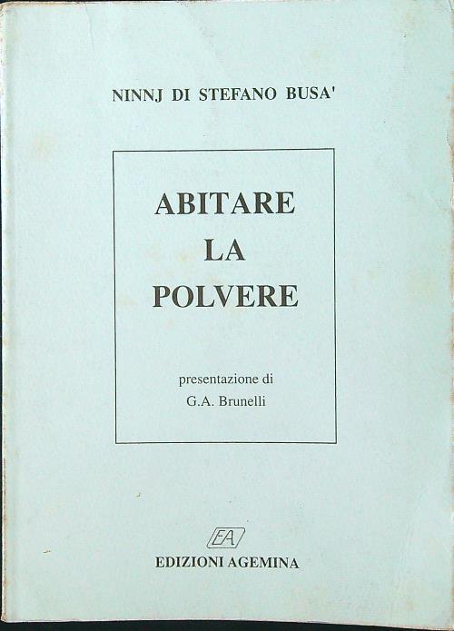 Abitare la polvere - Ninnj Di Stefano Busà - copertina