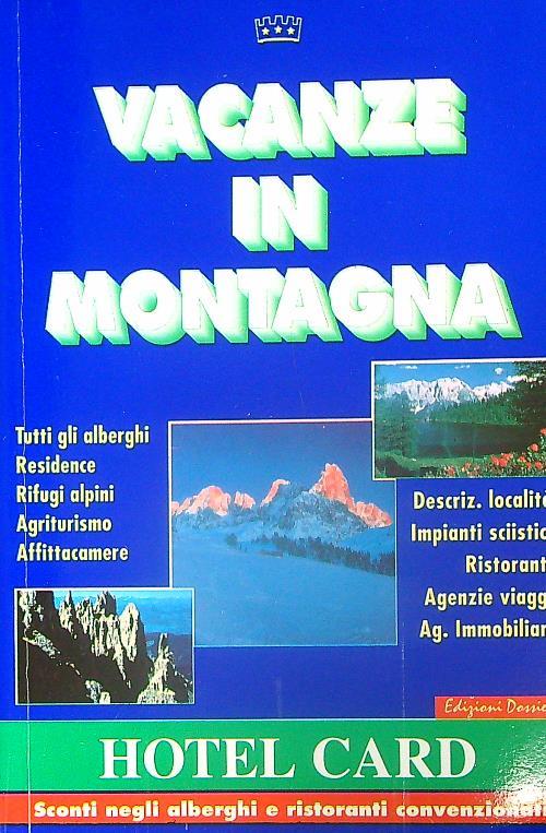 Vacanze in montagna. Hotel card 95/96 - copertina