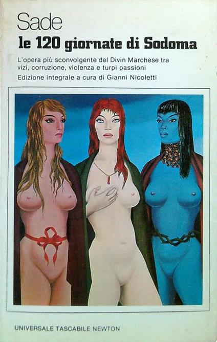 Le 120 giornate di Sodoma - Donatien de Sade - copertina