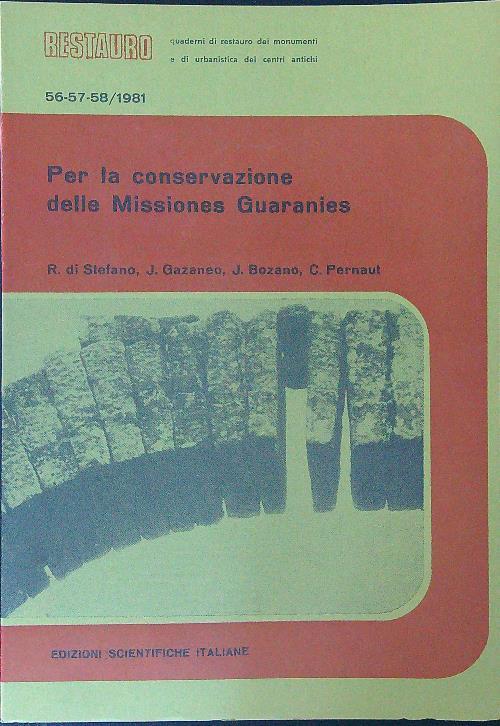 Restauro 56-57-58/1981 Per la conservazione delle Missiones Guaranies - copertina