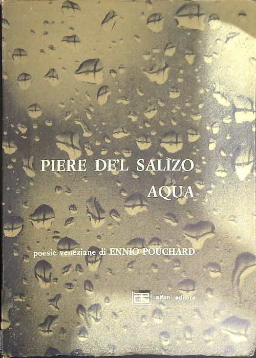 Piere dèl salizo aqua - Ennio Pouchard - copertina