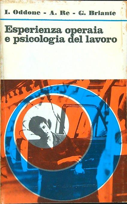 Esperienza operaia e psicologia del lavoro - copertina