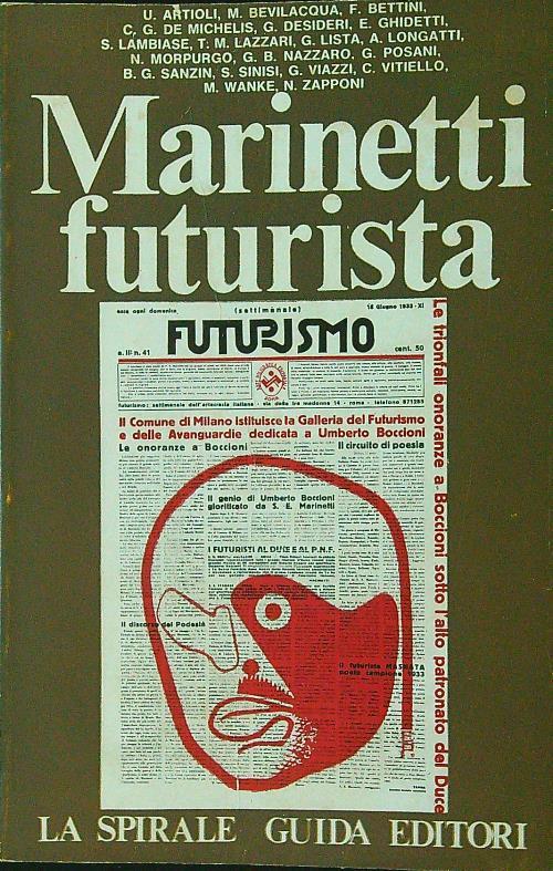 Marinetti futurista - copertina