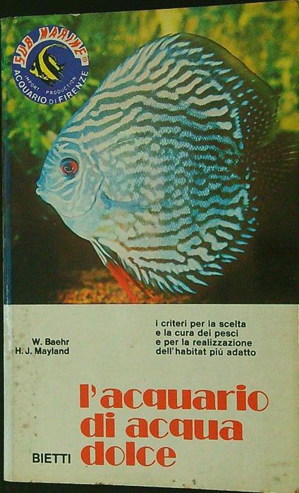 L' acquario di acqua dolce - Baehr - copertina