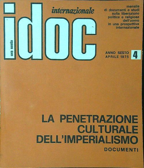 IDOC Internazionale n. 4/aprile 1975 - copertina