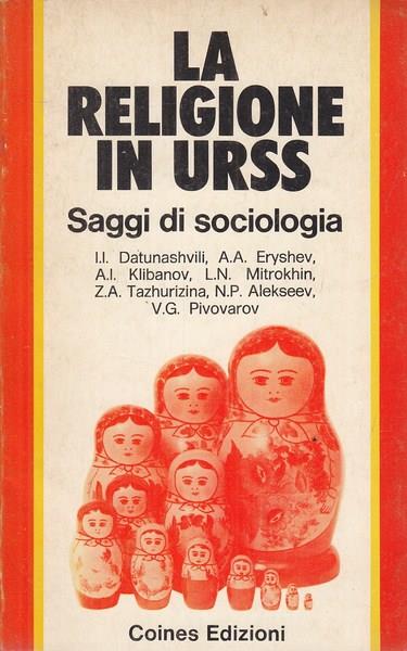 La religione in URSS - copertina