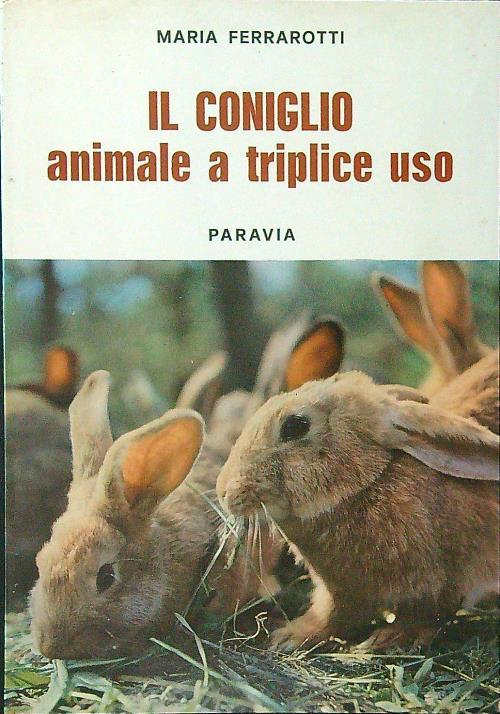 Il coniglio animale a triplice uso - Maria Ferrarotti - copertina