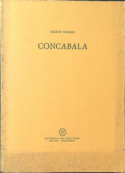 Concabala - M. Grasso - copertina