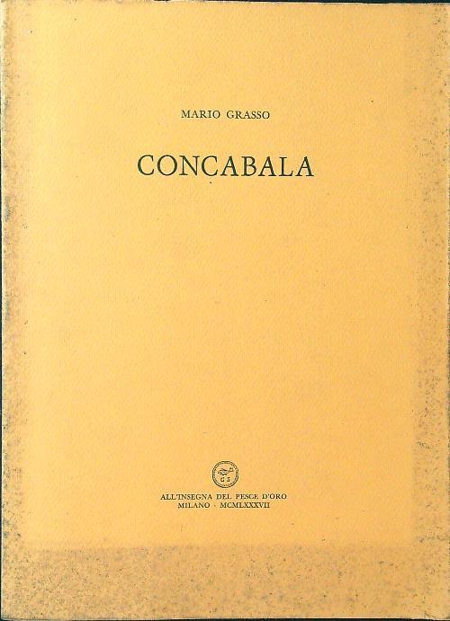 Concabala - M. Grasso - copertina