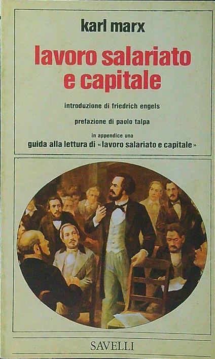 Lavoro salariato e capitale - Karl Marx - copertina
