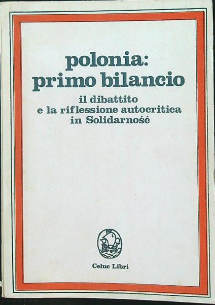 Polonia: primo bilancio - copertina