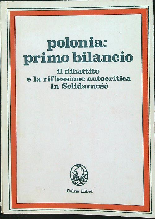 Polonia: primo bilancio - copertina