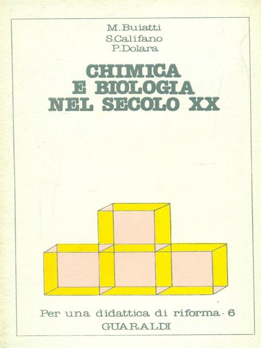 Chimica e biologia nel secolo XX - copertina