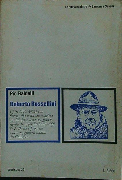 Roberto Rossellini - Pio Baldelli - copertina
