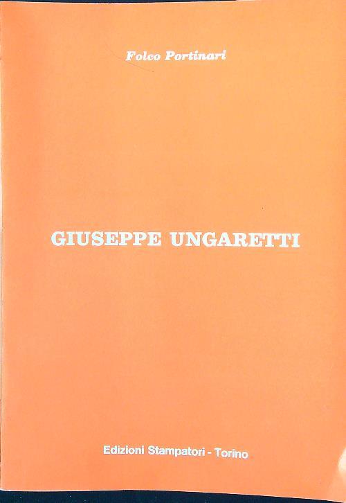 Giuseppe Ungaretti - Folco Portinari - copertina