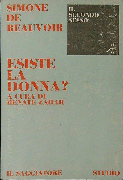 Esiste la donna? - Simone de Beauvoir - copertina